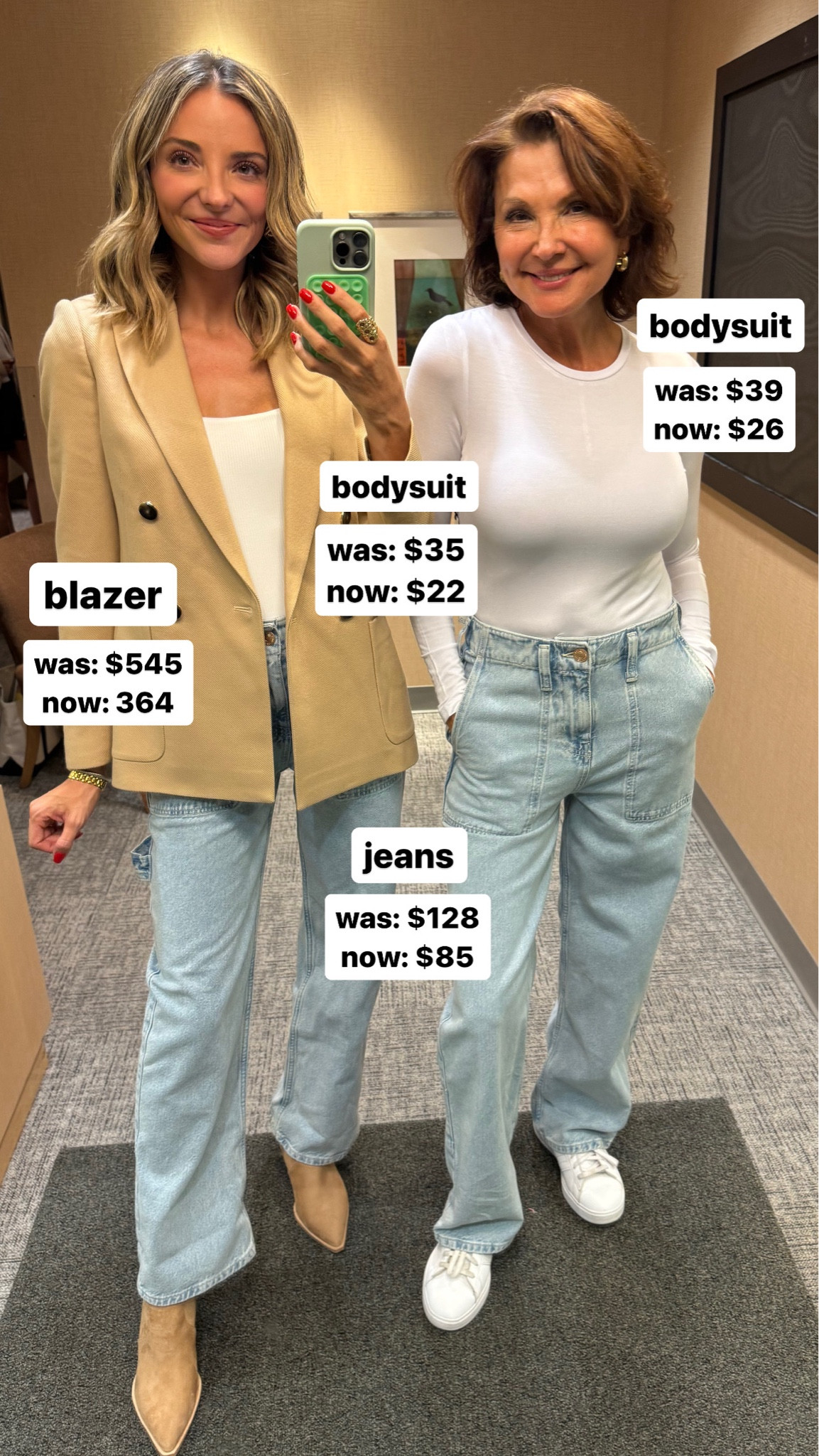 NSale!

Blazer — size small
Bodysuit — size small
Jeans — size 25

#LTKSaleAlert #LTKxNSale #LTKFindsUnder100