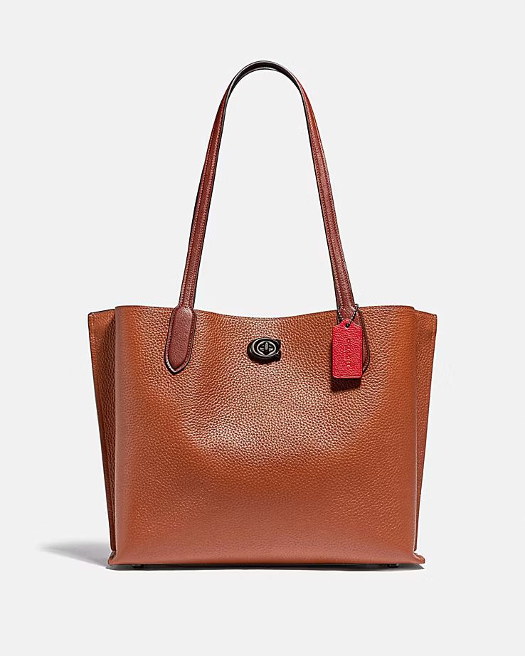 Willow Tote In Colorblock With Signature Canvas Interior | Coach (US)