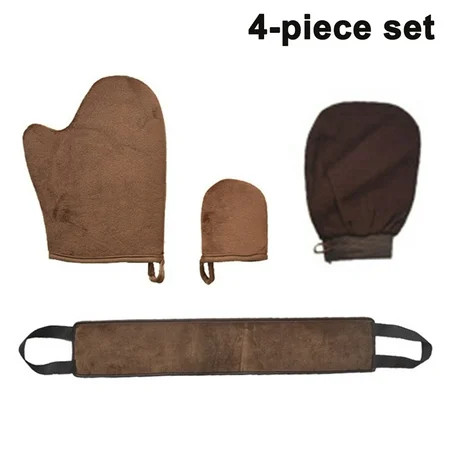 Set of 4 Sun Protection Gloves Applicator Set 3 Size Self-tanning Applicator Mitt and Tanning Applic | Walmart (US)