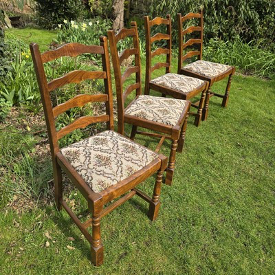 Antique Reproduction Elm Dining Chairs. Cryer Craft. | eBay UK