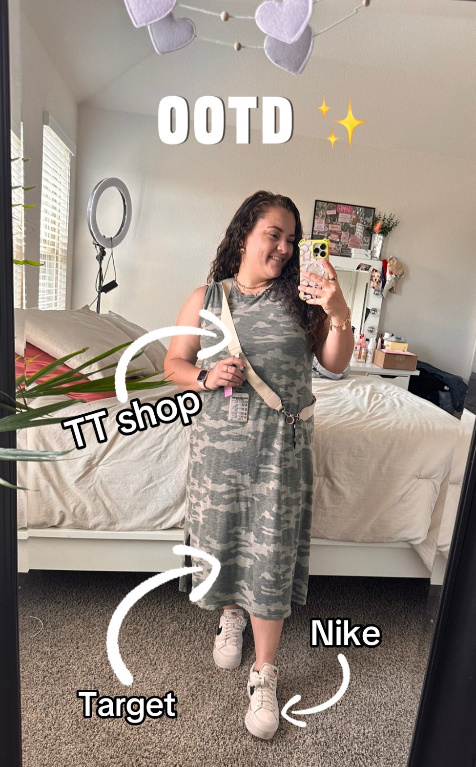 Just threw this on! Camo kind of day nothing too crazy! #ootd 

#LTKMidsize #LTKPetite