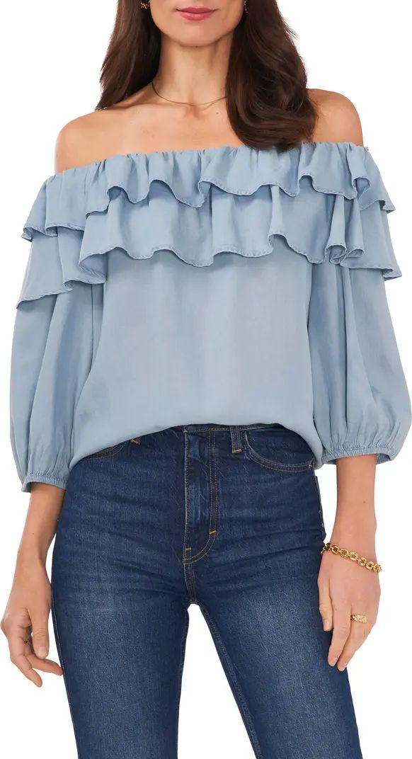 Chaus Ruffle Off the Shoulder Top | Nordstrom | Nordstrom