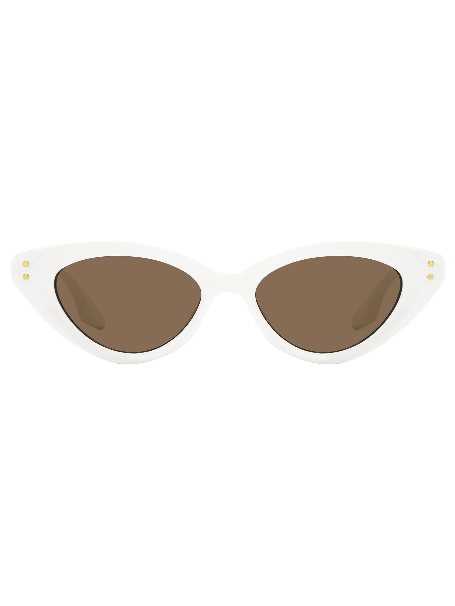 Madden NYC Chary Plastic White Cateye Sunglasses | Walmart (US)