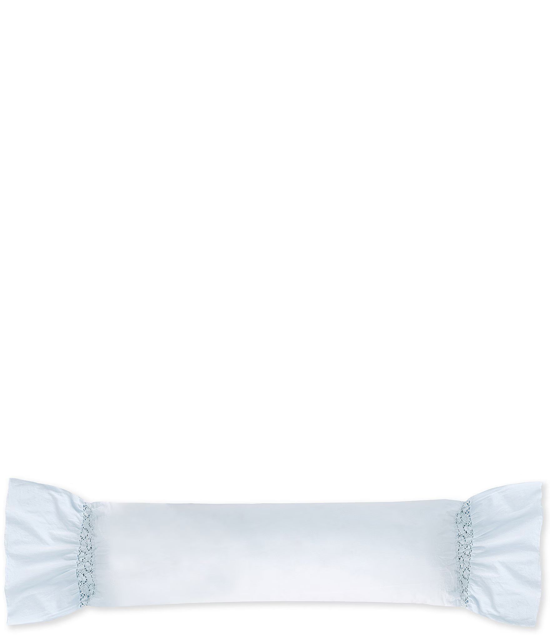 Paris Washed Cotton Percale Bolster Pillow | Dillard's