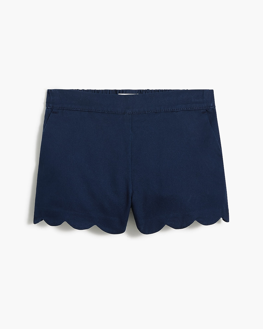 Girls' scallop-hem pull-on short | J.Crew Factory