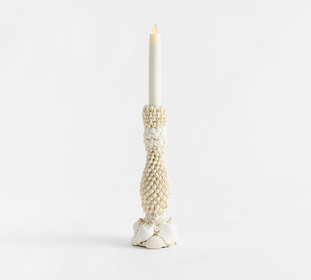 Mira Shell Candle Holder | Pottery Barn (US)