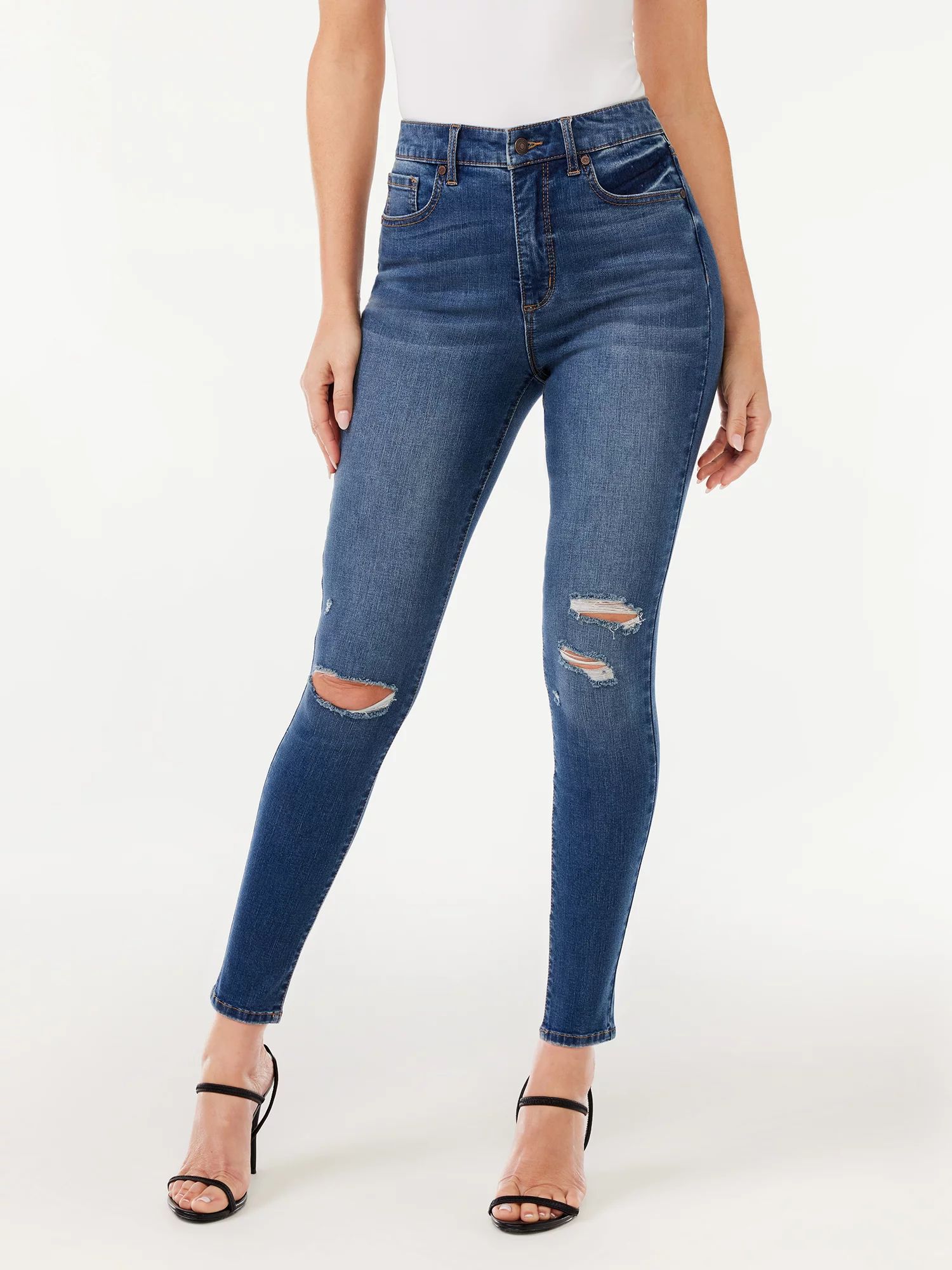 Sofia Jeans Women's Rosa Curvy Skinny Super High Rise Jeans - Walmart.com | Walmart (US)