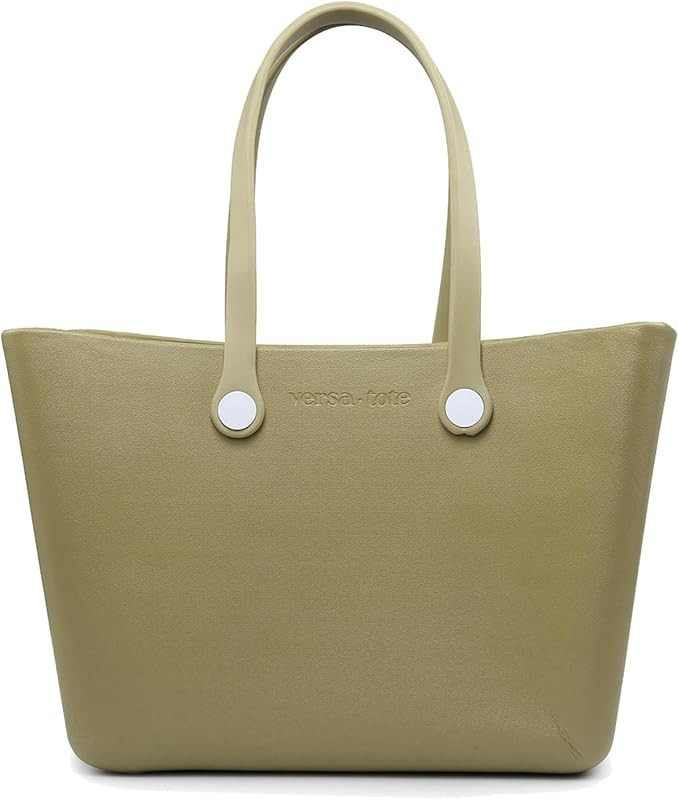 CARRIE Large Rubber Beach Bag Lightweight Waterproof Washable Durable Travel Tote for Boat Pool S... | Amazon (US)