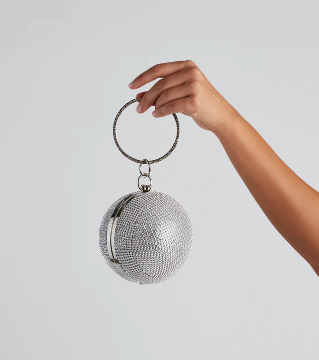 Dose Of Glam Sphere Rhine Clutch | Windsor Stores