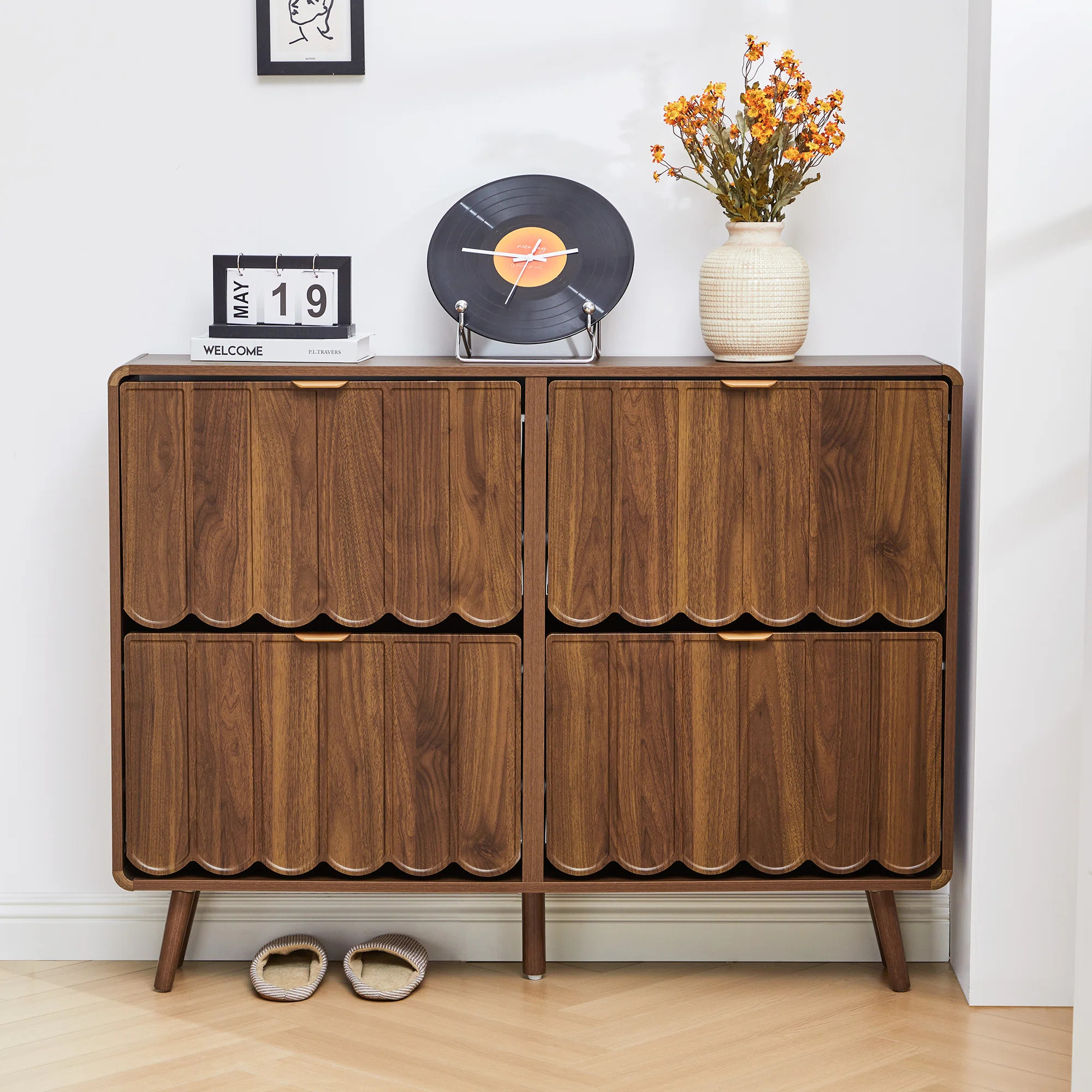 16 Pair Shoe Storage Cabinet | Wayfair North America