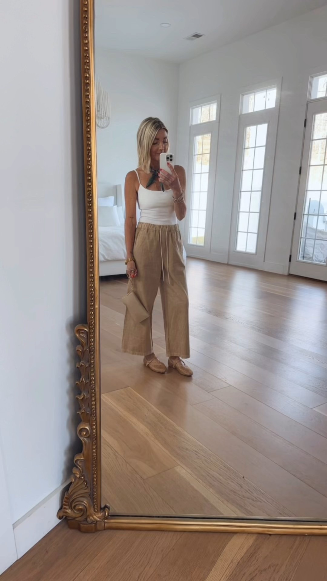 OOTD !!! Spring & summer is right around the corner & these cropped wide leg pants are a must have ,classy & comfortable! Pair these with a cute tank (built in bra is nice) or fave tee, cute shoes & bag oh and dont forget the scarf!!! Pants -XS , tank-XS , shoes tts !!! 

#LTKOver40 #LTKBeauty #LTKootd