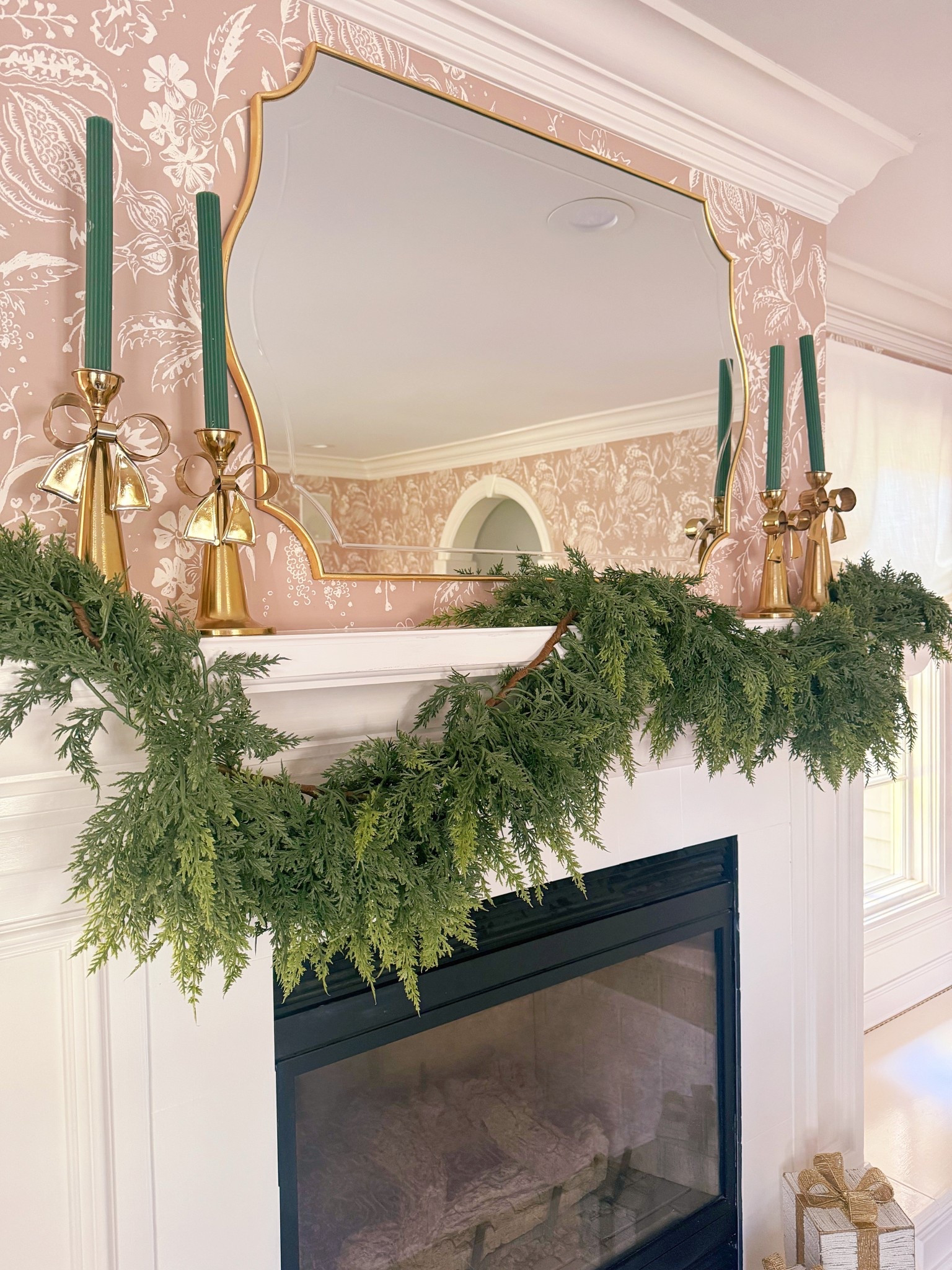 The BEST faux garland from Amazon. Hobby lobby garland dupe. Looks expensive and under $50! 

#LTKHome #LTKHoliday #LTKSeasonal