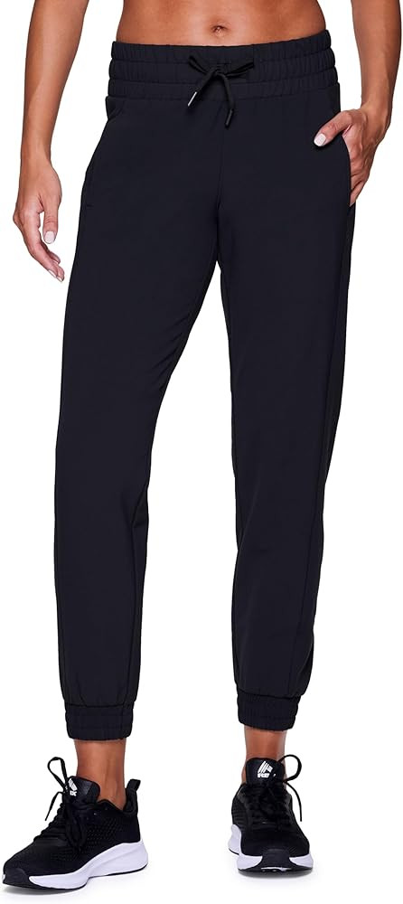 Avalanche Joggers for Women, Hybrid Woven/Knit Brushed Lined Jogger Pants with Pockets, Lightweig... | Amazon (US)