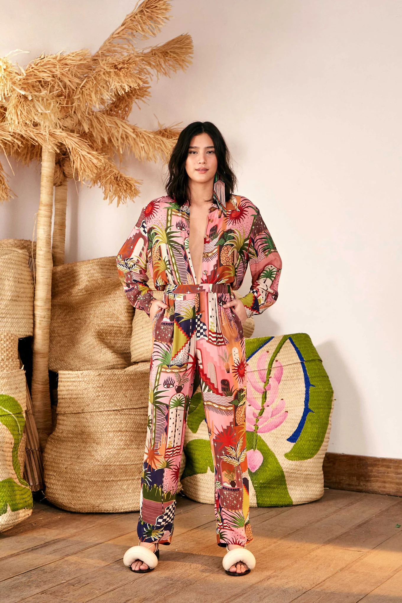 MYSTIC CITY PAJAMA PANTS | FarmRio (US)