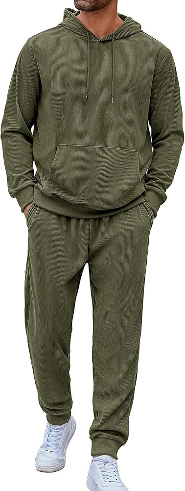 COOFANDY Men's Tracksuit 2 Piece Set Hoodie Sweatsuits Athletic Jogging Suits Casual Sports Outfi... | Amazon (US)