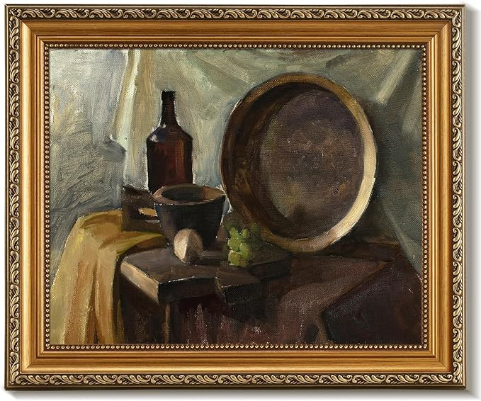 uniro Vintage Gold Framed Wall Art for Home Decor, Farmhouse Wall Decor Still Life Canvas Artwork... | Amazon (US)