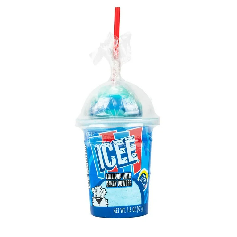 ICEE Dip-N-Lik Lollipop with Candy Powder Cup-Blue Raspberry | Walmart (US)