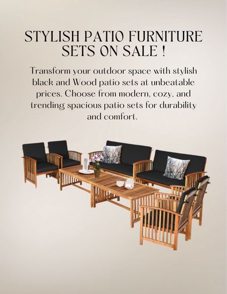 Stylish outdoors furniture sets on sale! Trending color options! Create an outdoor oasis in your outdoor living space this summer. 

#outdoorfurniture


#LTKHome #LTKSaleAlert #LTKParties