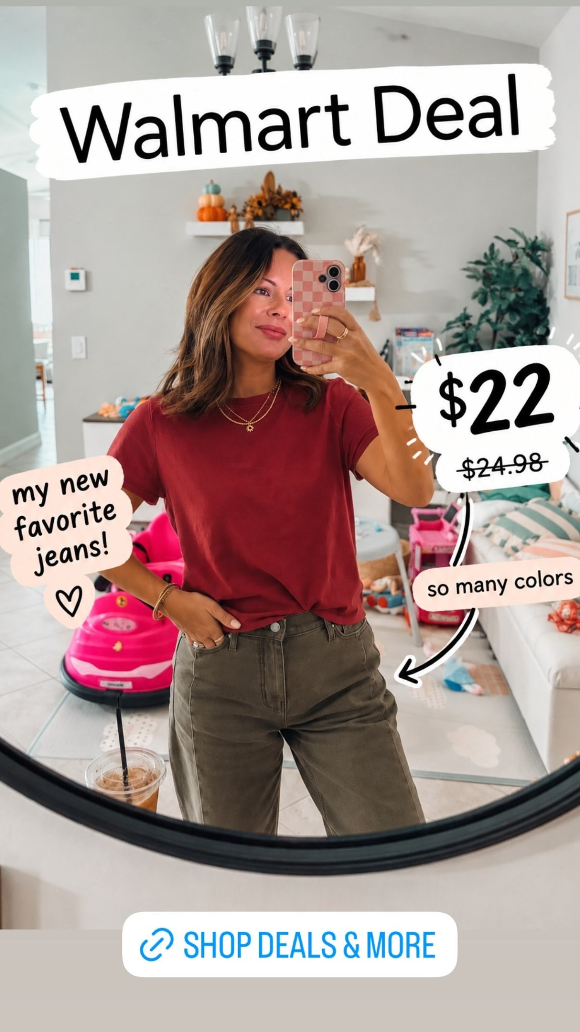 Walmart DEAL!!! My favorite jeans + it comes in so many colors!