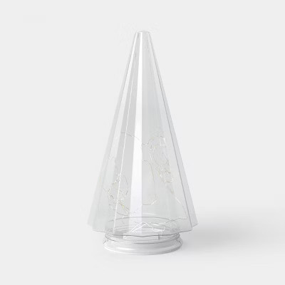 Large Pre-Lit Glass Christmas Tree - Threshold™ | Target