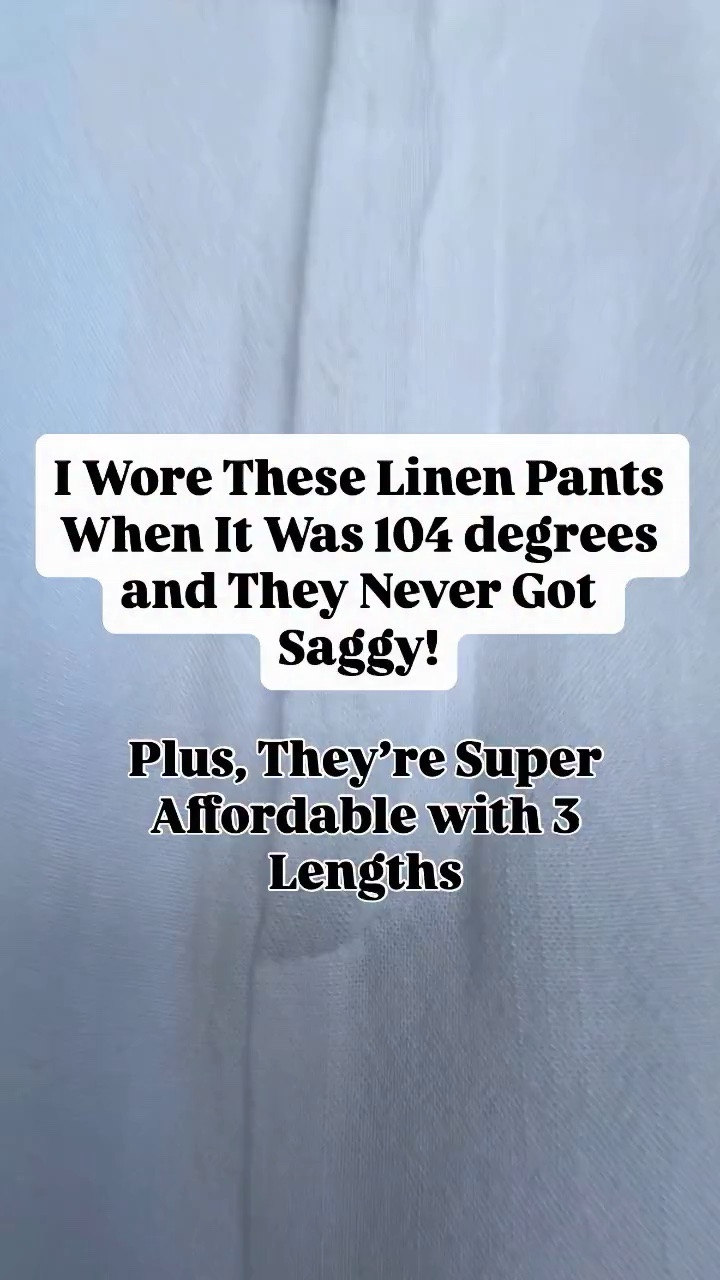 Linen Pants For When It’s Hot!

#LTKTravel #LTKootd #LTKSeasonal