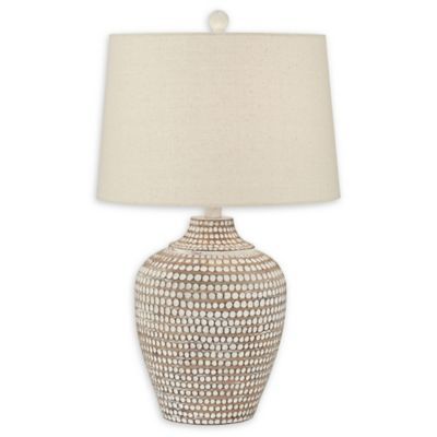 Pacific Coast® Lighting Hammered Table Lamp in Earth | Bed Bath & Beyond | Bed Bath & Beyond
