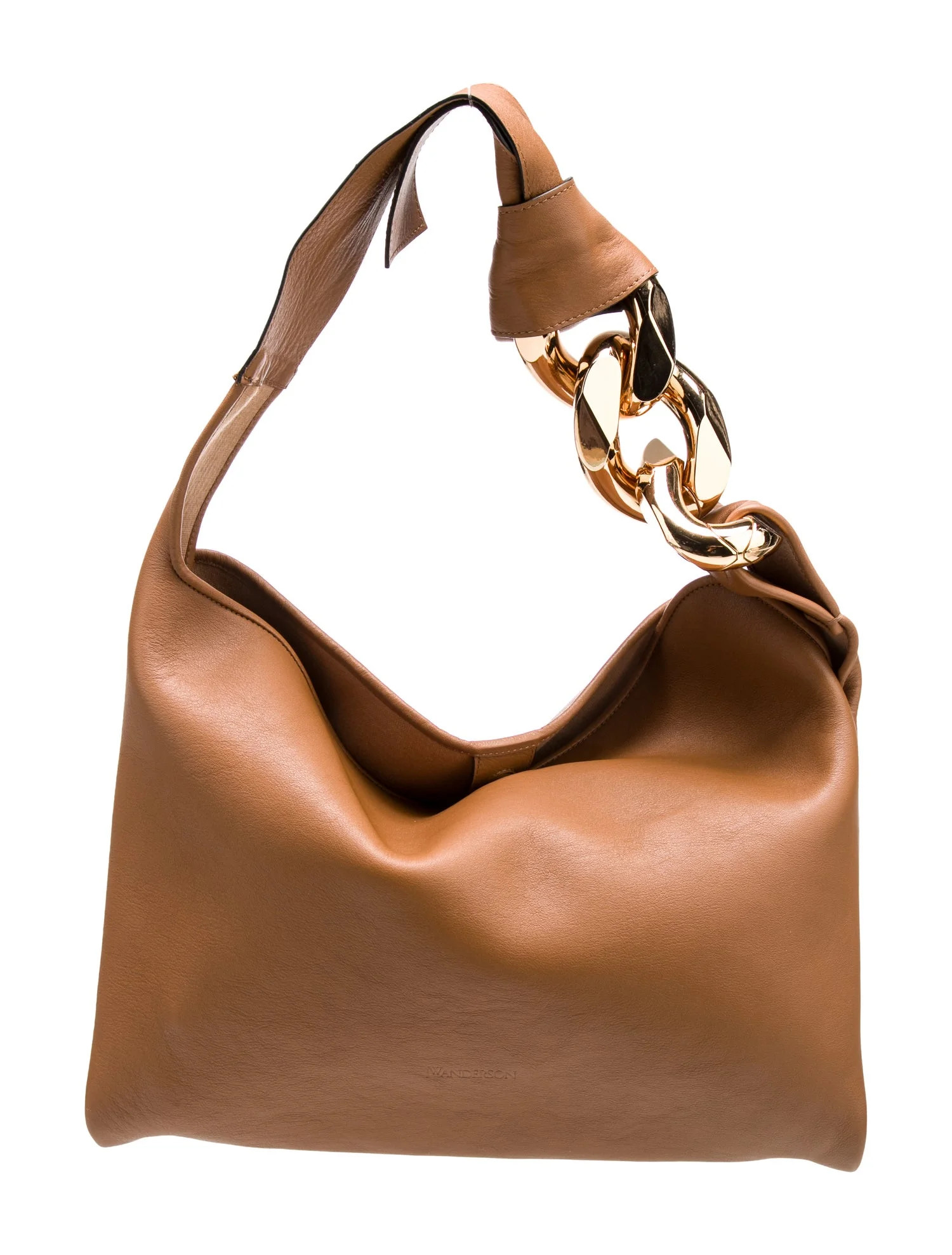J.W. Anderson Leather Top Handle Bag - Brown Handle Bags, Handbags - JWA41931 | The RealReal | The RealReal