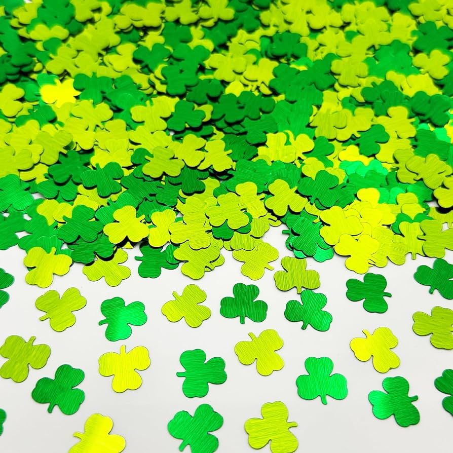 Confetti St. Patrick's Day Confetti Shamrocks Green Party Table Scatter Sequin Sprinkles or DIY f... | Amazon (US)