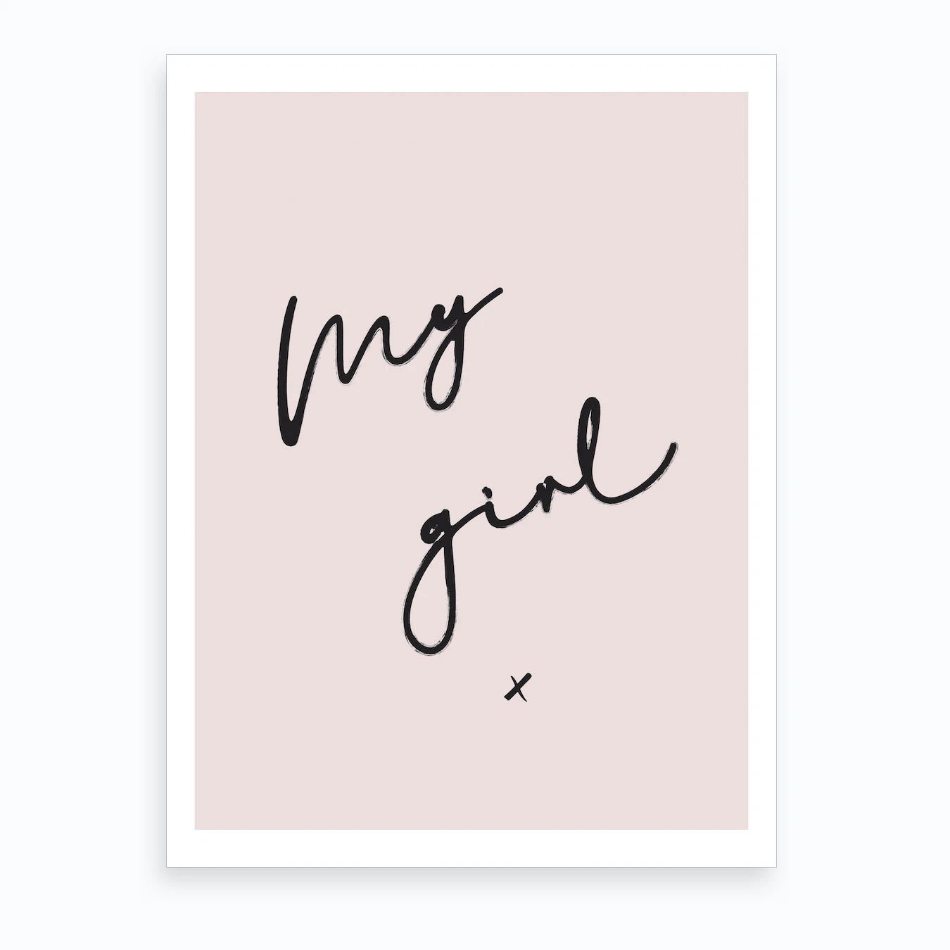 My Girl Nursery Print Art Print | Fy! (UK)