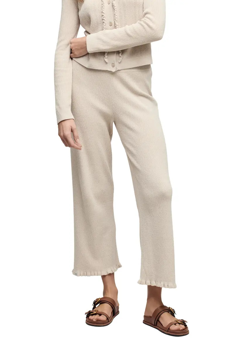 CozyChic® Ultra Lite® Ruffle Hem Rib Ankle Pants (Women) | Nordstrom | Nordstrom
