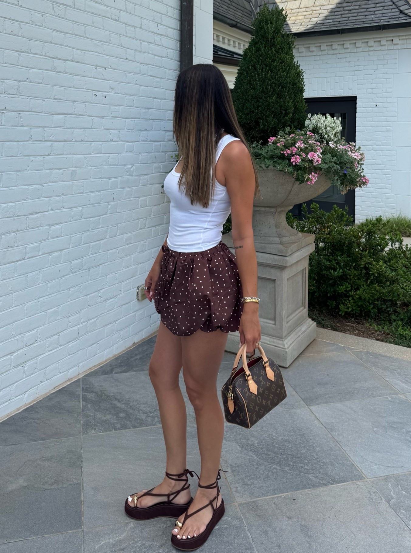 Skirt is Zara!
Bubble skirt
Outfit of the night 
Date night outfit 
Summer platform sandals

#LTKootd #LTKTravel
