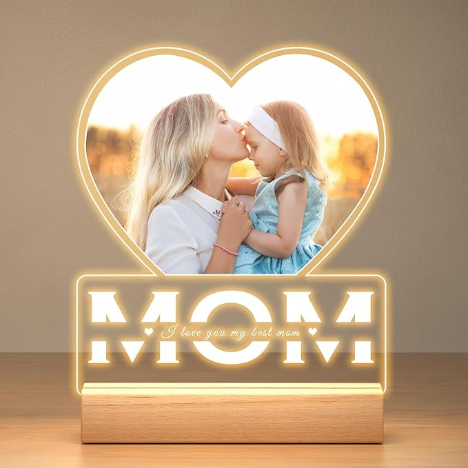 Jkolalin Personalized Mothers Day Gifts for Mom from Daughter and Son, Custom Picture Frames with... | Amazon (US)