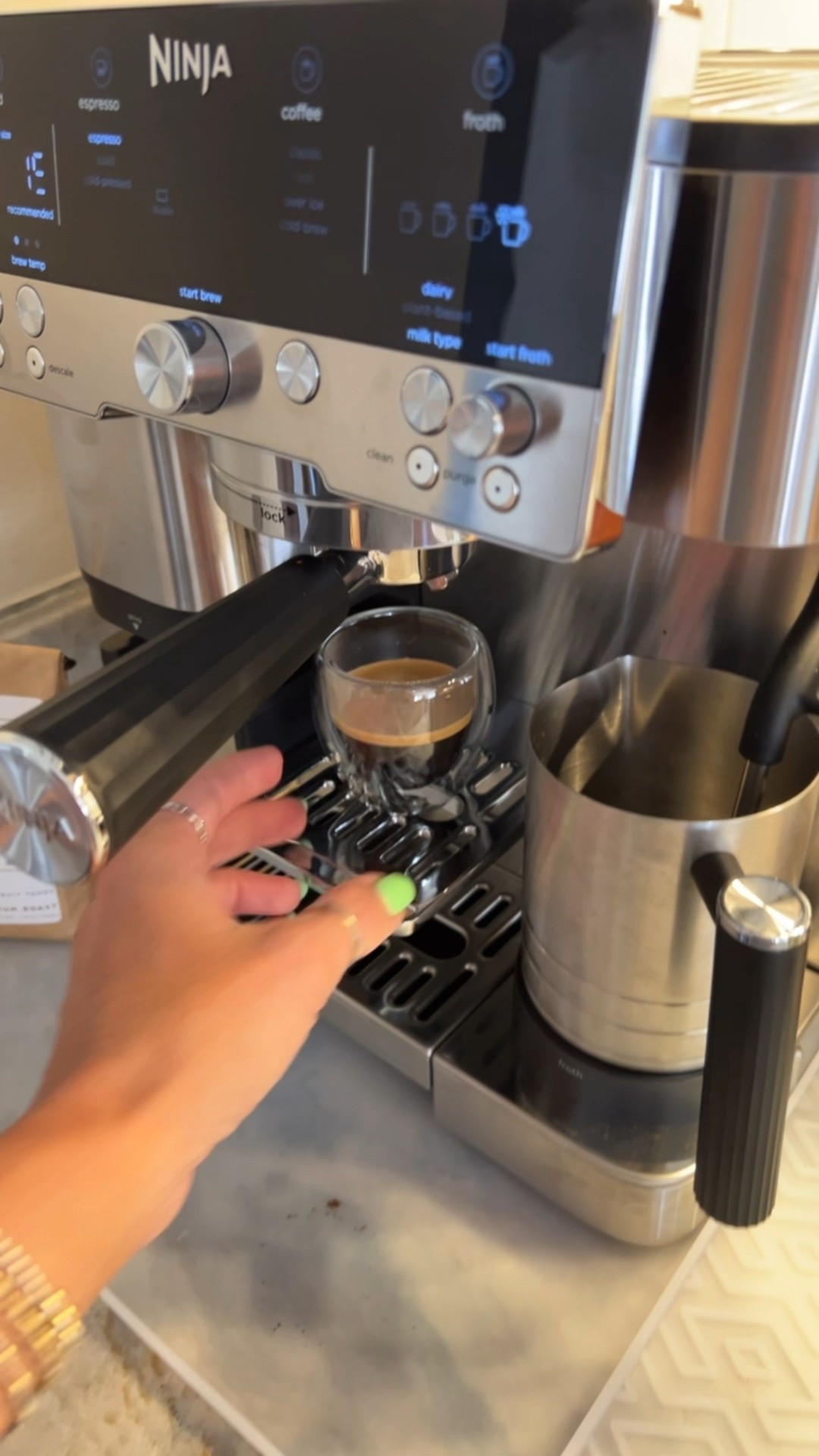 I’m obsessed with making all of my fancy coffees from the comfort of my home now!! This ninja espresso machine has brought so much joy (and great coffee) to my daily life!! These espresso cups are just the icing on the cake ✨ comes in a 2-pack!! #espresso #coffeemaker

#LTKFindsUnder50 #LTKHome