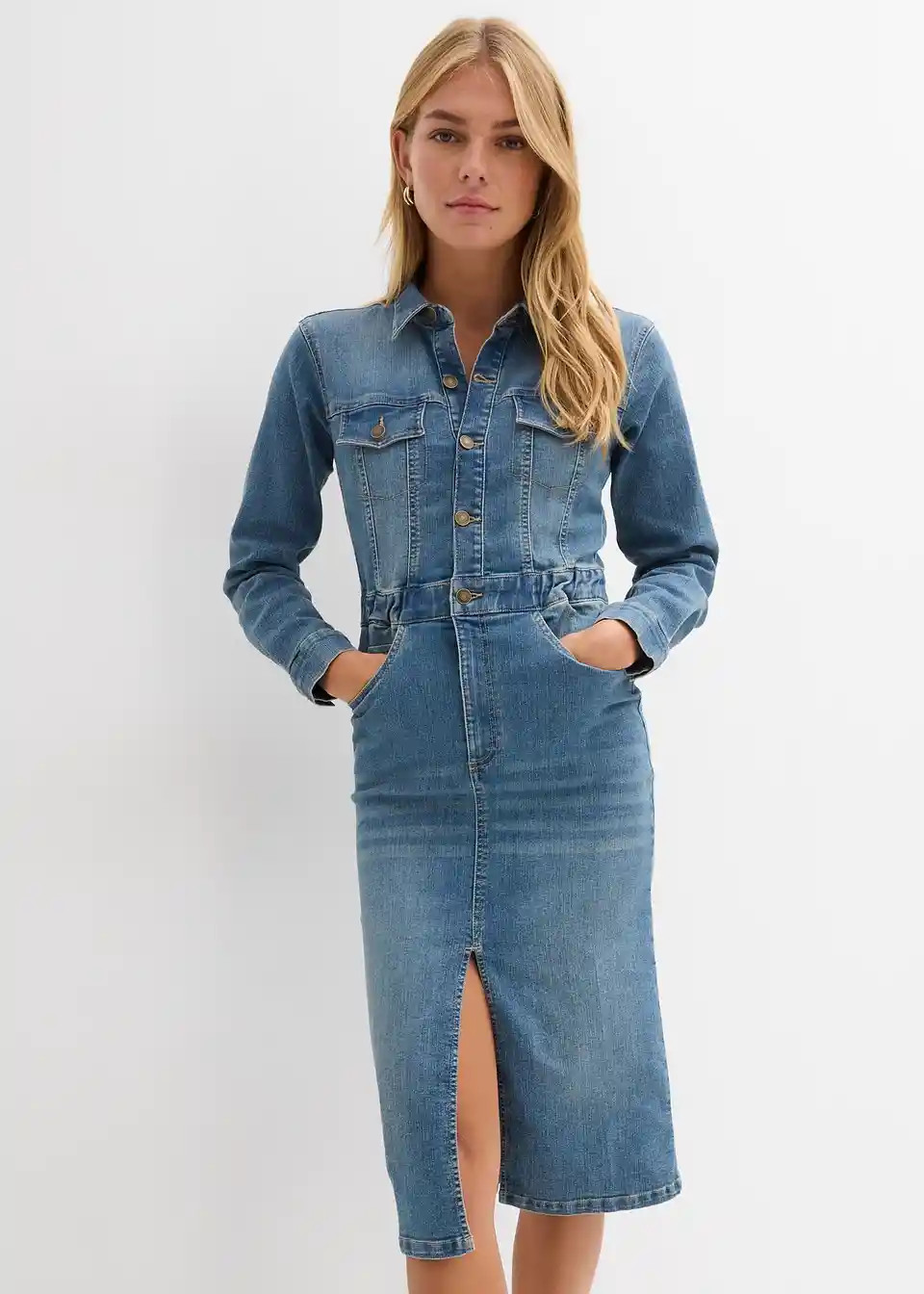 Jeanskleid mit Bio-Baumwolle | Bonprix DE