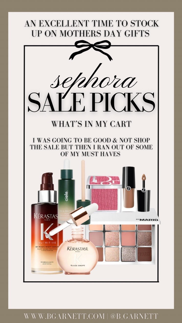 REMINDER!!! Mother’s Day is around the cornier!! The Sephora sale is an excellent time to stock up on your Mother’s Day gifts!! 

Wasn’t going to shop the Sephora sale this time but I’m out of a few of my favorites. So this is what I’m ordering & some of what I would order if I was low 

Sephora sale | makeup by Mario ethereal eyes | eye shadow | Armani beauty | haircare | Dior blush | skin tint | Mother’s Day gifts | gifts for mom | Mother’s Day gift guide 

#LTKSaleAlert #LTKselfcare #LTKBeauty

#LTKBeauty #LTKSaleAlert #LTKMothersDay