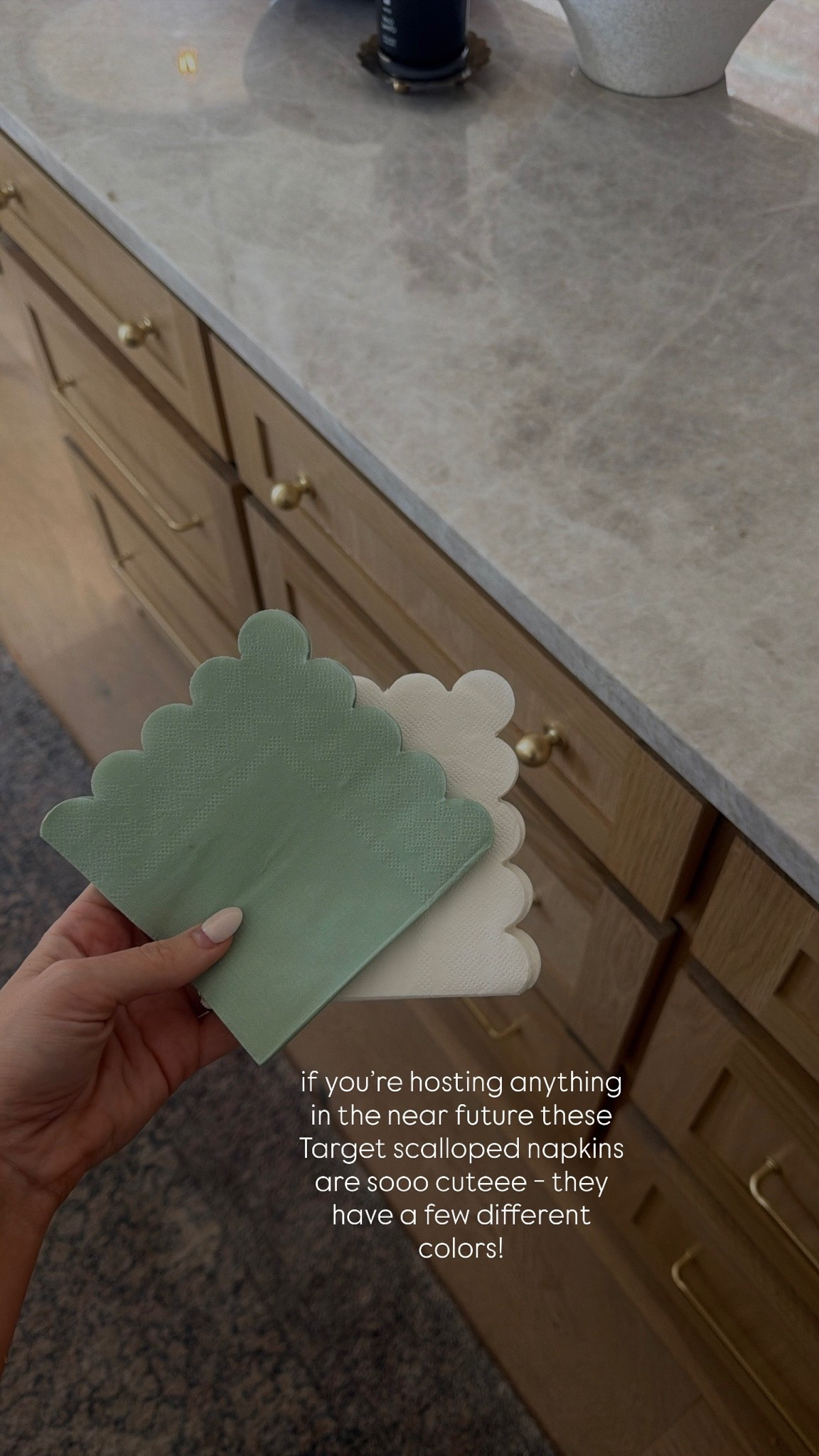 The cutest scalloped napkins @Target perfect for hosting!

#LTKHome #LTKfoodie