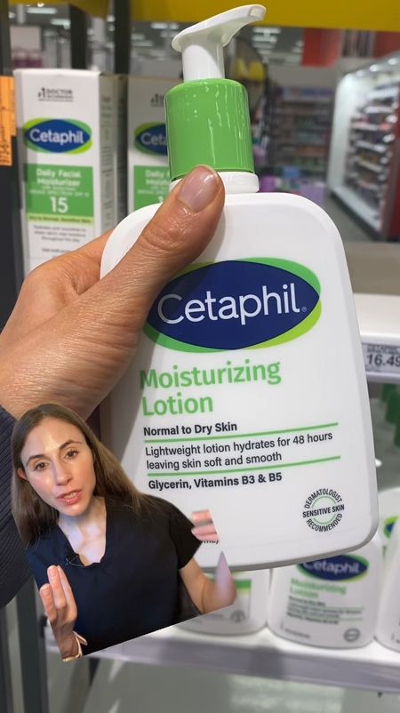 Cetaphil moisturizing lotion with niacinamide and panthenol for face and body.

#LTKFindsUnder100 #LTKBeauty #LTKVideo