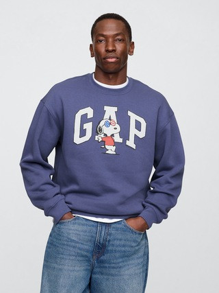 Peanuts Relaxed Gap Logo Hoodie | Gap Factory