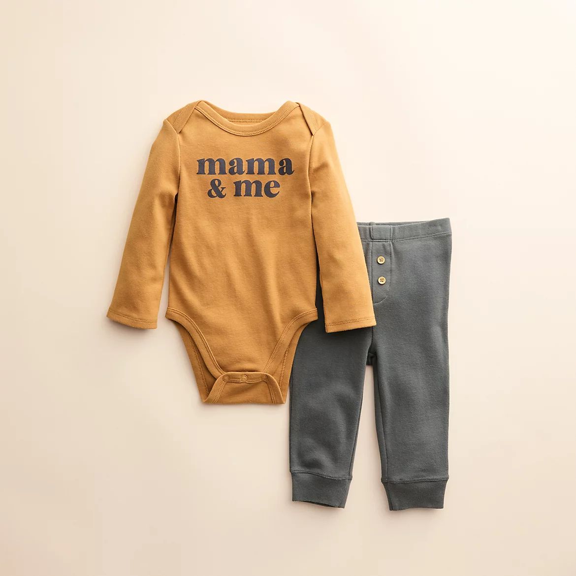 Baby Little Co. by Lauren Conrad Graphic Organic Cotton Bodysuit & Pants Set | Kohl's