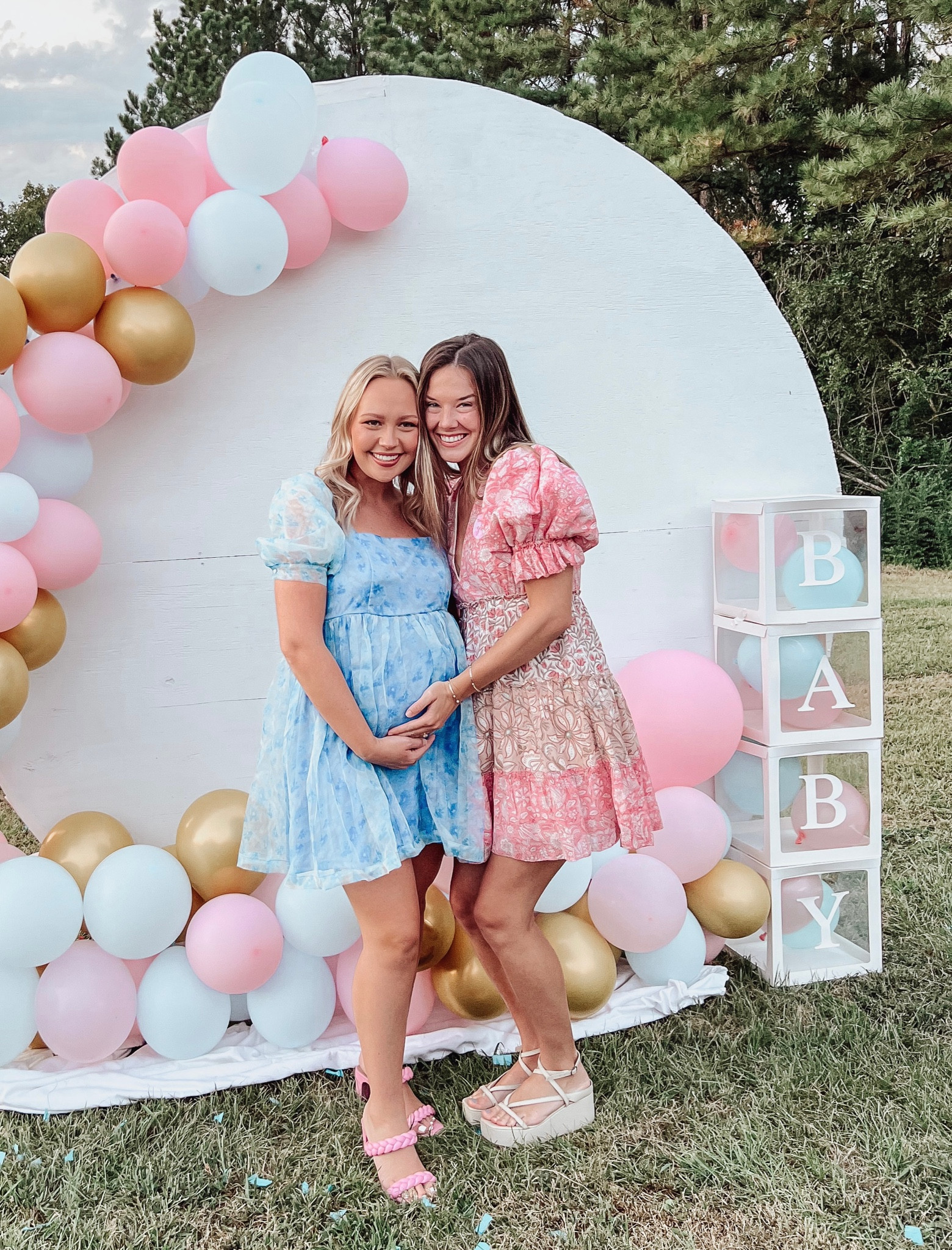 Perfect summer pink dress! W big puffy sleeves ofc & it’s WAY on sale rn 

#LTKstyletip #LTKsalealert
