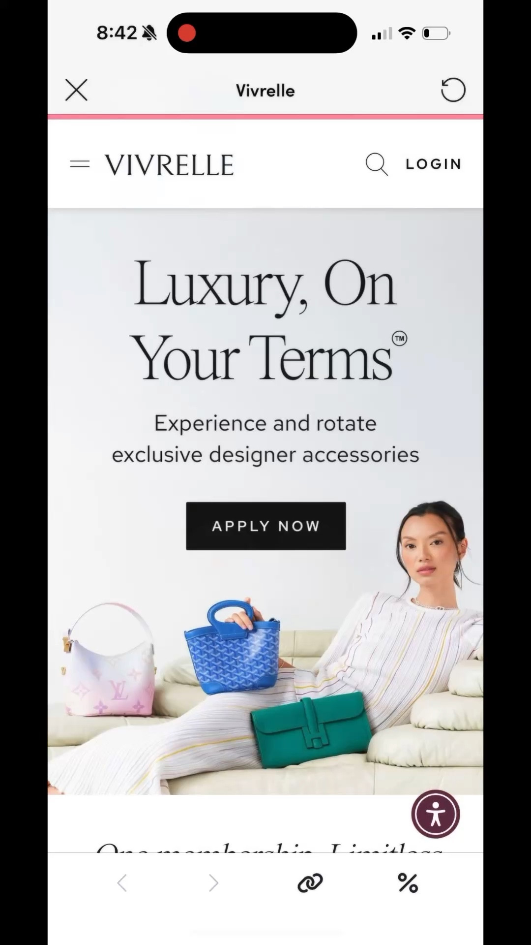 Rent luxury bags and jewelry each month!! Multiple tiers to choose from starting at $49/month and SO many cute options!! 
FIRST MONTH FREE 
WITH CODE: MARCH1MO

#vivrelle 

#LTKootd #LTKmomlife #LTKSaleAlert