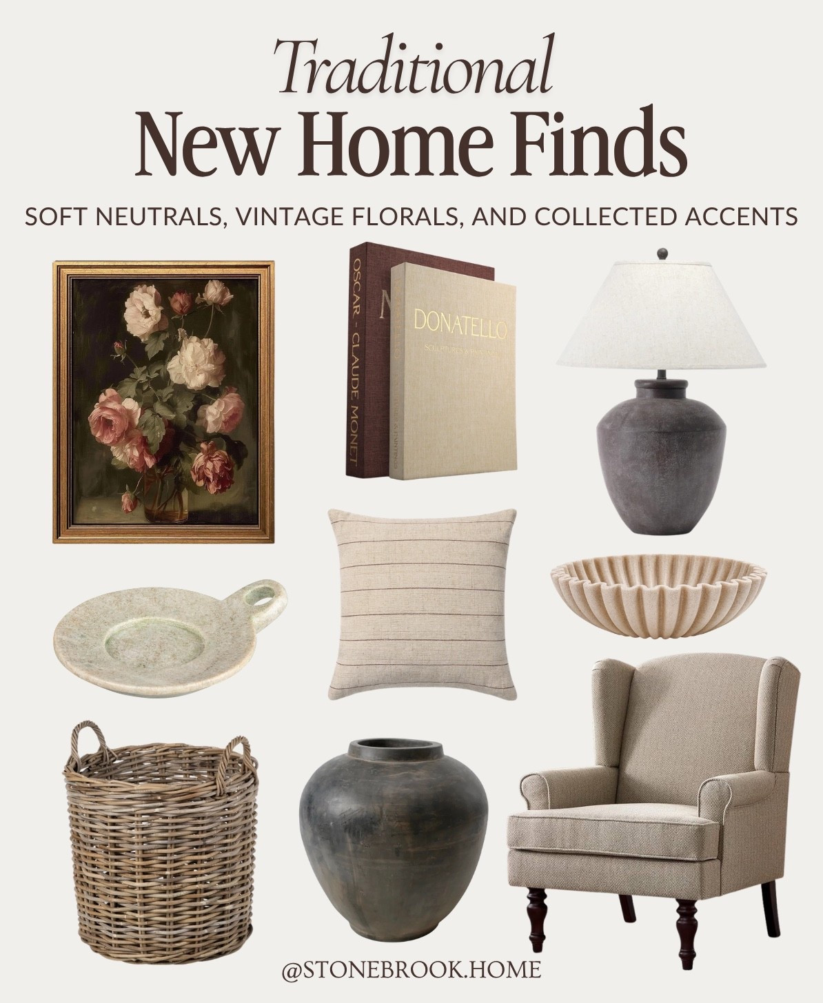 Soft neutrals, vintage florals, and collected accents 🤌🏻

#LTKSeasonal #LTKHome #LTKOver40