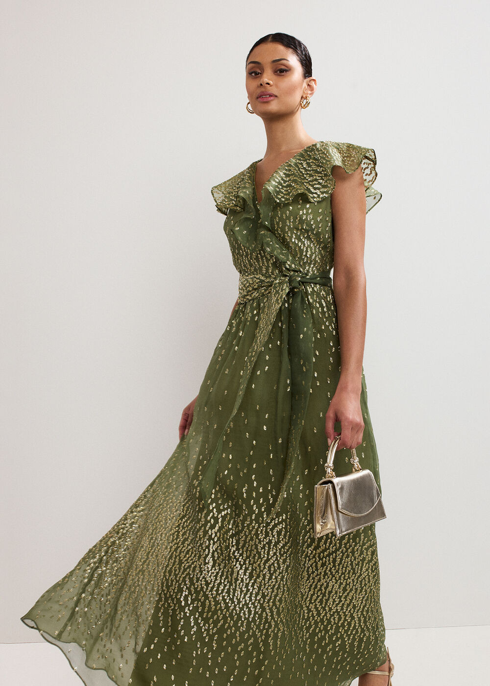 Astrid Frill Dress | Phase Eight UK | | Phase Eight