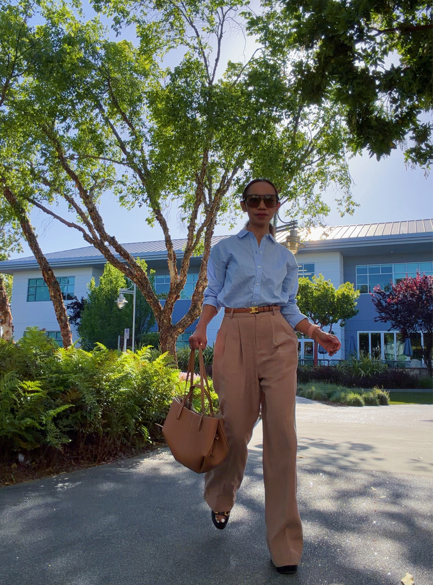 Proof that simple workwear can still look chic 🩵🤎✨

#LTKPetite #LTKOver40 #LTKWorkwear