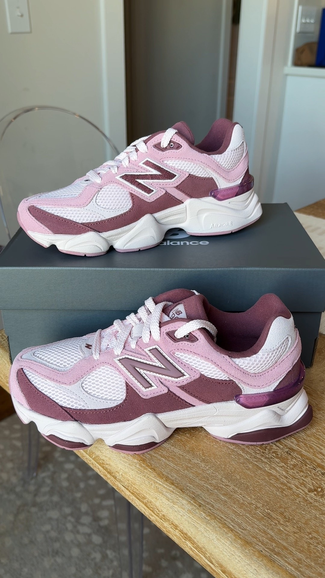 I ordered the 5.5 which equals a womens size 7! Pink new balance 9060

#LTKShoeCrush #LTKHoliday #LTKGiftGuide