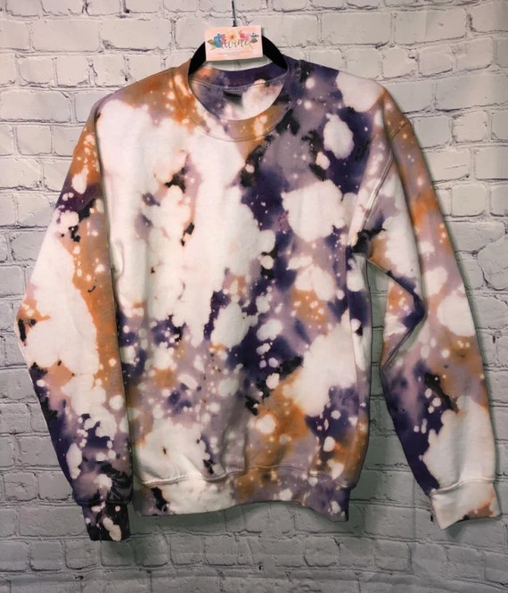 Bleached Sweatshirt Blanks for Sublimation/ Bleached - Etsy | Etsy (US)