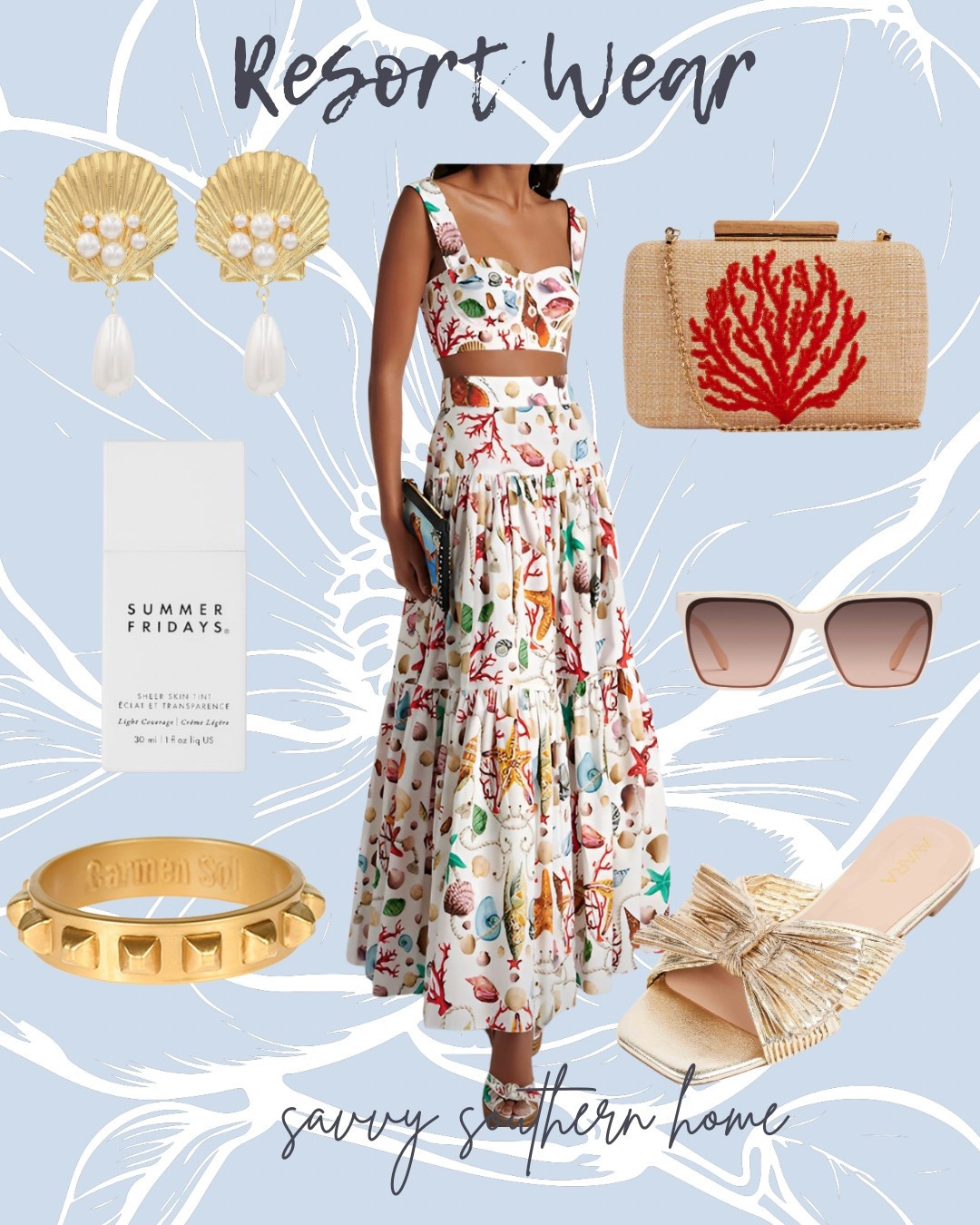 Cannot get over this set that’s perfect for a beach vacation! I love a good theme or destination specific attire! 🐚
#vacation #resortwear #beach #vacationwear 

#LTKStyleTip #LTKSwim #LTKSeasonal