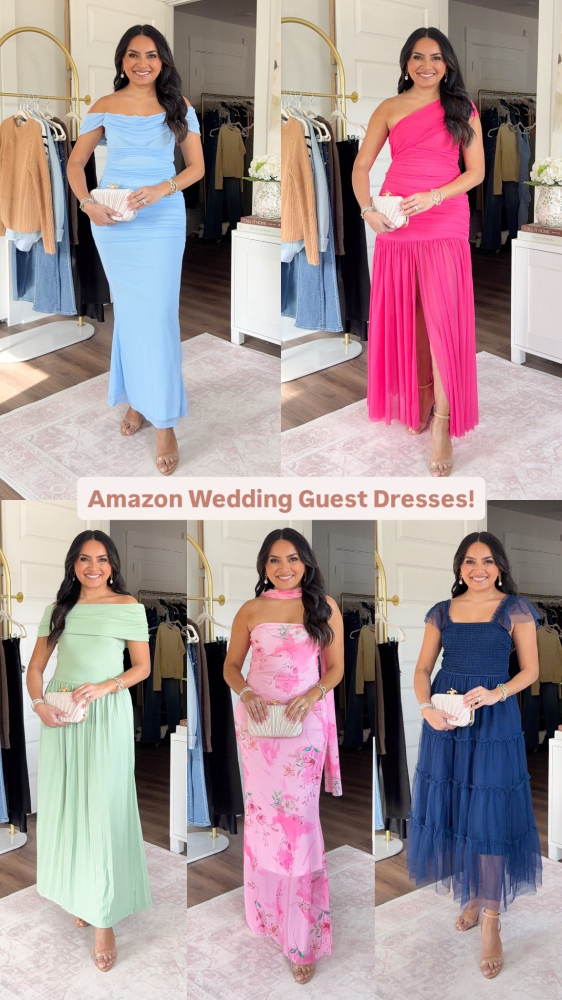 Dresses size xs and small - wearing the smallest size in each dress! 

#LTKWedding #LTKPetite #LTKSeasonal