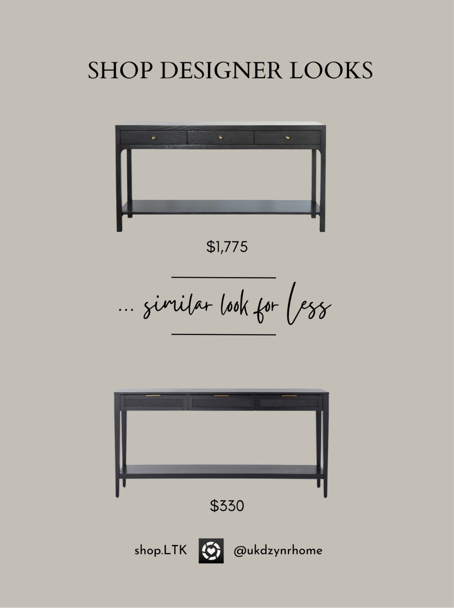 Shop Designer Looks …similar Looks for Less!


Home Decor
Console Table
Black Table

#LTKhome #LTKFind