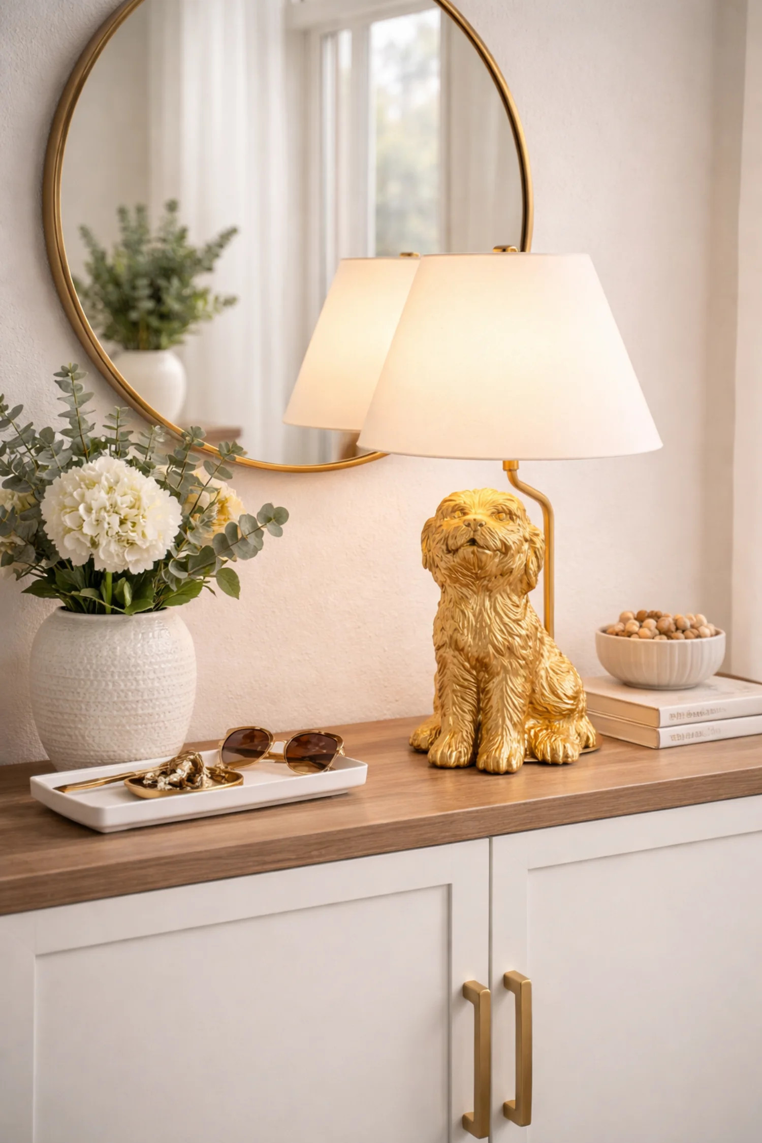 Home Decor Collection Catalina Lighting Golden Doodle Table Lamp with Painted Gold Finish and Tap... | Walmart (US)